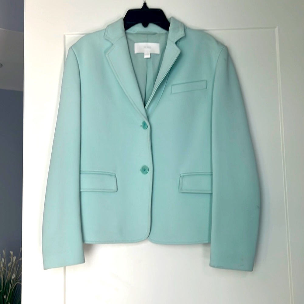 Hugo boss blazer mint color size 6p great condition